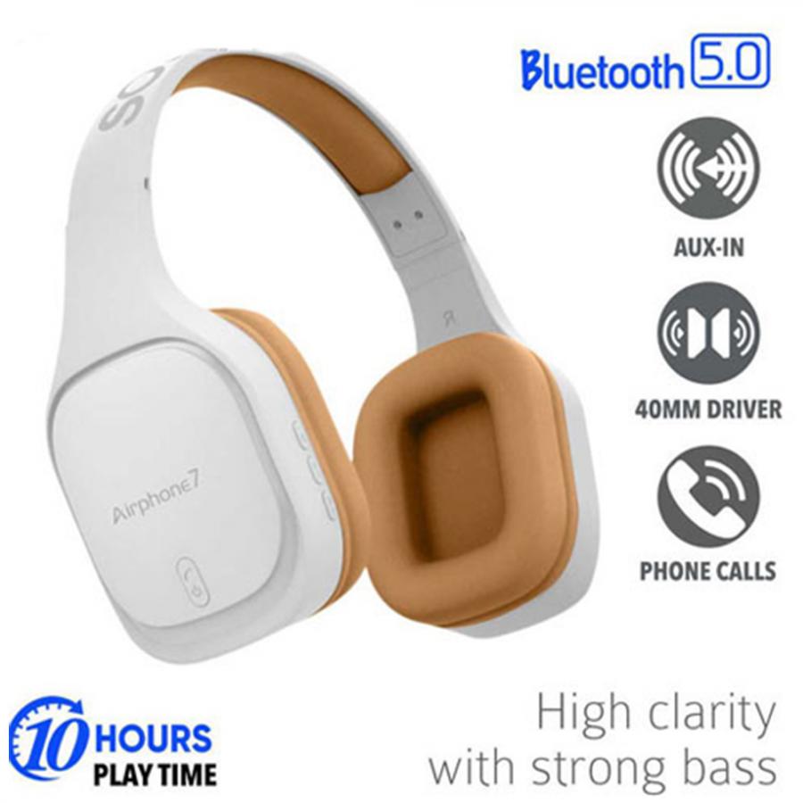 SONIC GEAR BLUETOOTH 5.0 HEADSET AIRPHONE 7 W.GOLD