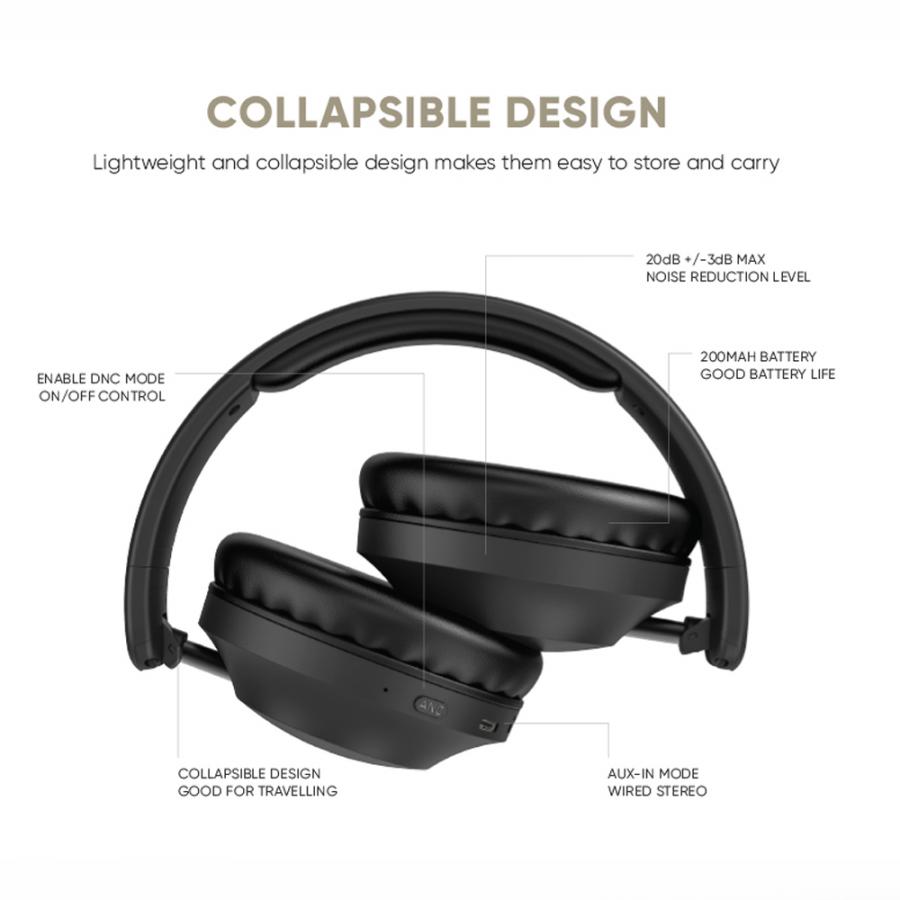 SONIC GEAR BT5.4 HEADSET AIRPHONE DNC 3000 BLACK