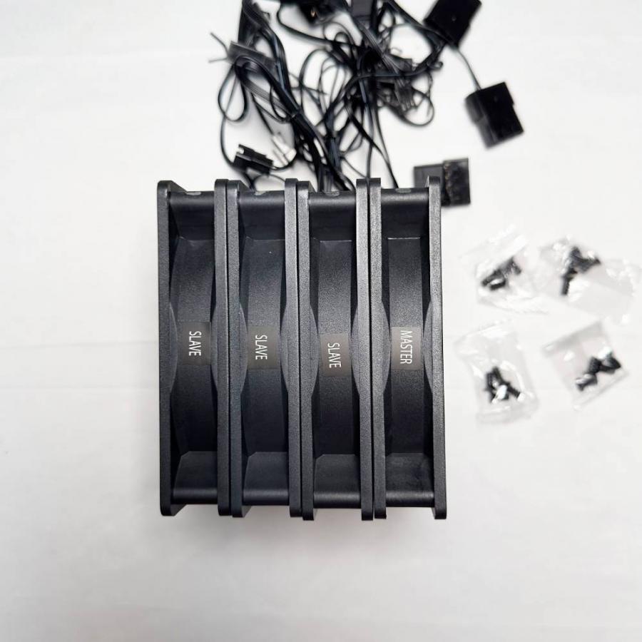 ARMAGGEDDON COOLING 4xFAN KIT 12CM ARGB KIT 5000 BLACK