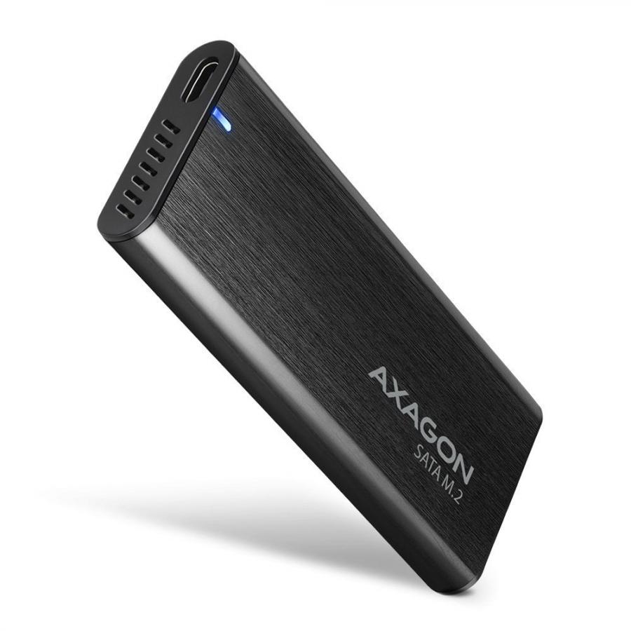 AXAGON EEM2-SBC USB-C 3.2 GEN 2 - M.2 SATA SSD 30-80MM ALU BOX