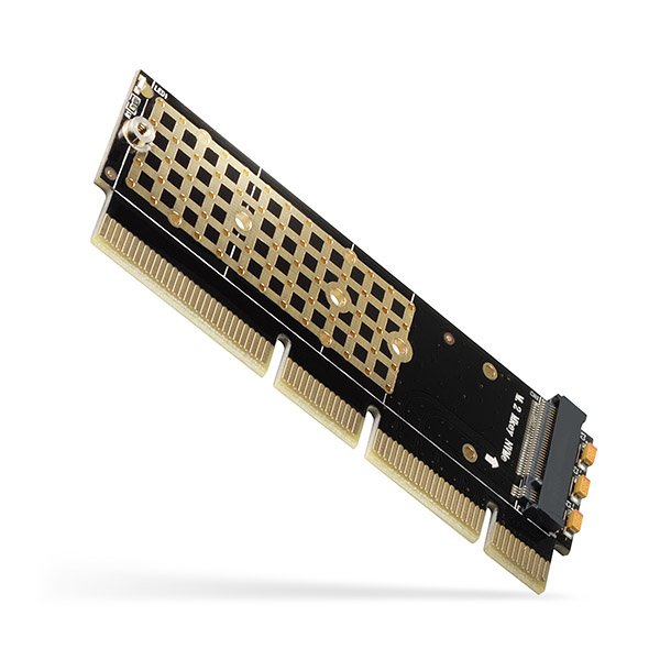 AXAGON PCEM2-1U PCI-E 3.0 16X - M.2 SSD NVME, UP TO 80MM SSD, LOW PROFILE 1U