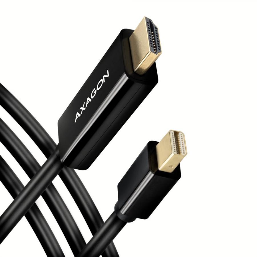 AXAGON RVD-HI14C2 DISPLAYPORT > HDMI 1.4 CABLE 1.8M 4K/30HZ