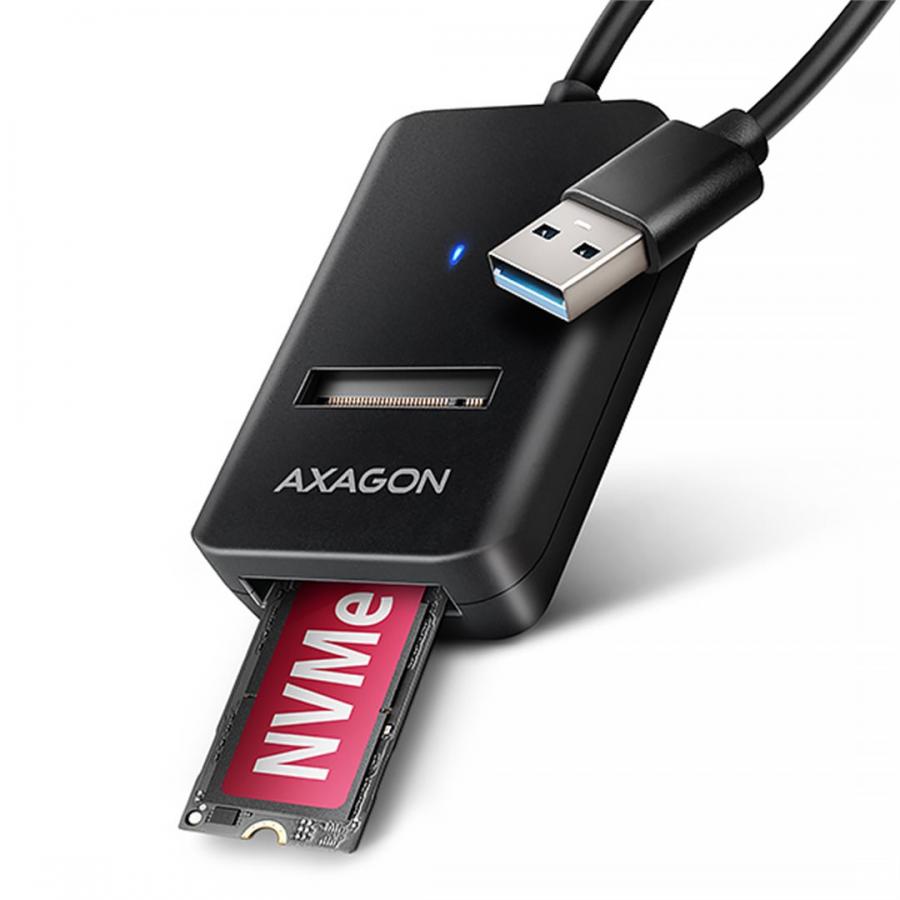 AXAGON ADM2-AM USB-A 3.2 GEN2 - 1X NVME/SATA SDD ADAPTER