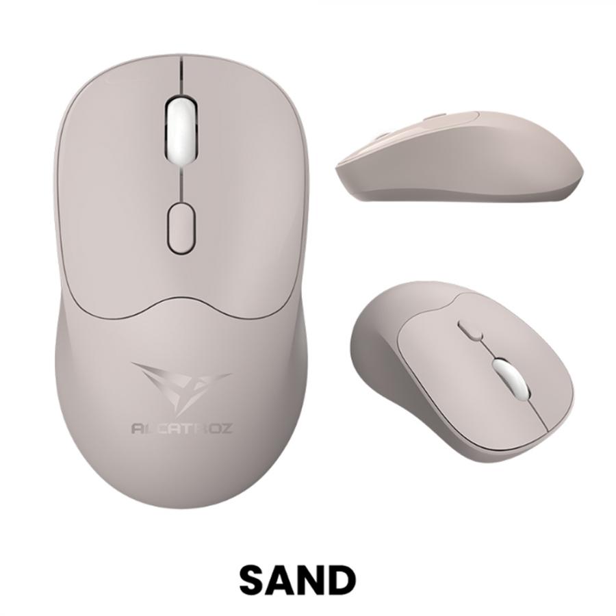 ALCATROZ SILENT BT5.4 WIRELESS MOUSE AIRMOUSE DUO 6R SAND