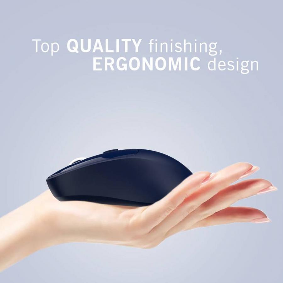 ALCATROZ SILENT BT5.4 WIRELESS MOUSE AIRMOUSE DUO 6R SLATE