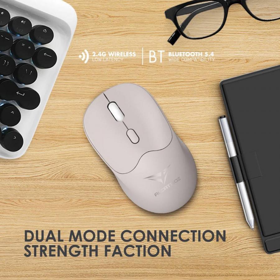 ALCATROZ SILENT BT5.4 WIRELESS MOUSE AIRMOUSE DUO 6R SLATE