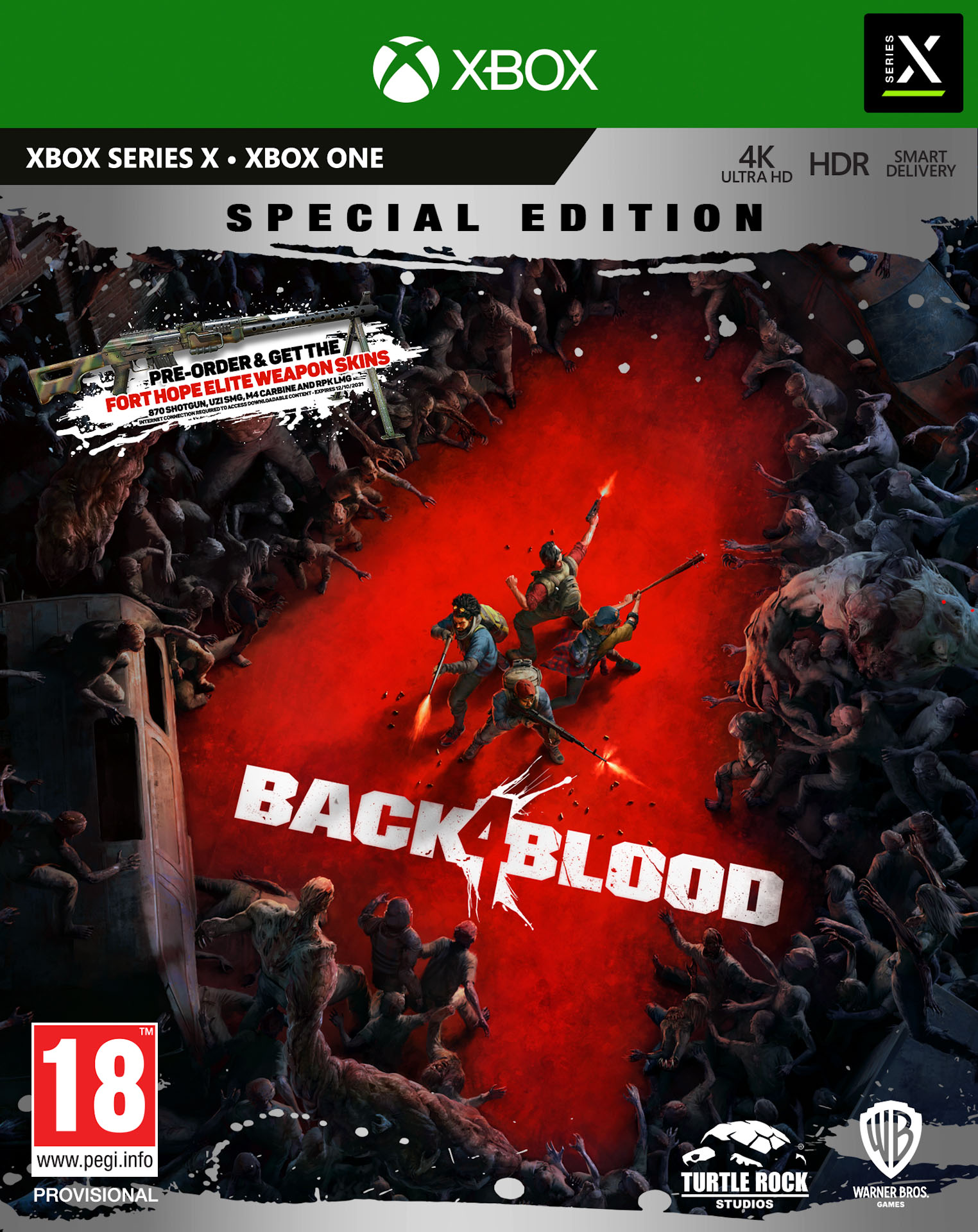Back 4 Blood Special Steelbook Edition ( XONE & XBOX SERIES X ) NEW