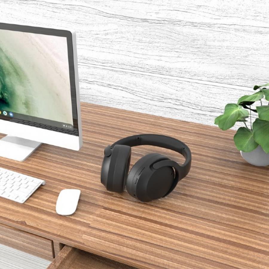 GEMBIRD BT HEADSET WITH ACTIVE NOISE CANCELLING BLACK