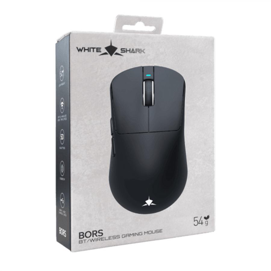 WHITE SHARK WIRELESS MOUSE WGM-5021 12000DPI BLACK