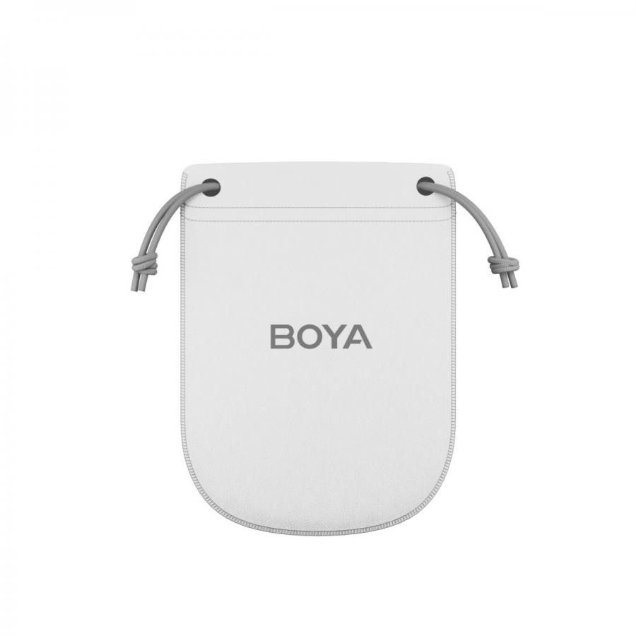 BOYAMIC 2-02 Wireless HD 2xLavalier Microphone USB-C &Camera 2x RXs 32bit Float Onboard Rec 300m 15h