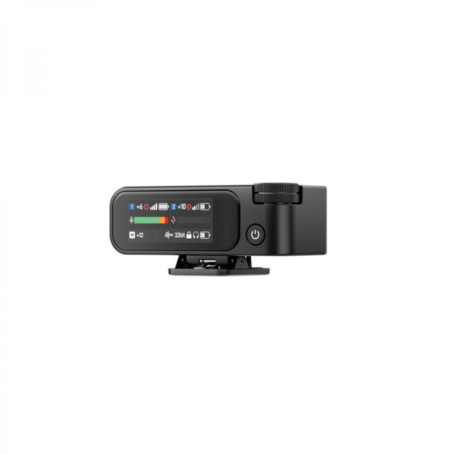 BOYAMIC 2-02 Wireless HD 2xLavalier Microphone USB-C &Camera 2x RXs 32bit Float Onboard Rec 300m 15h