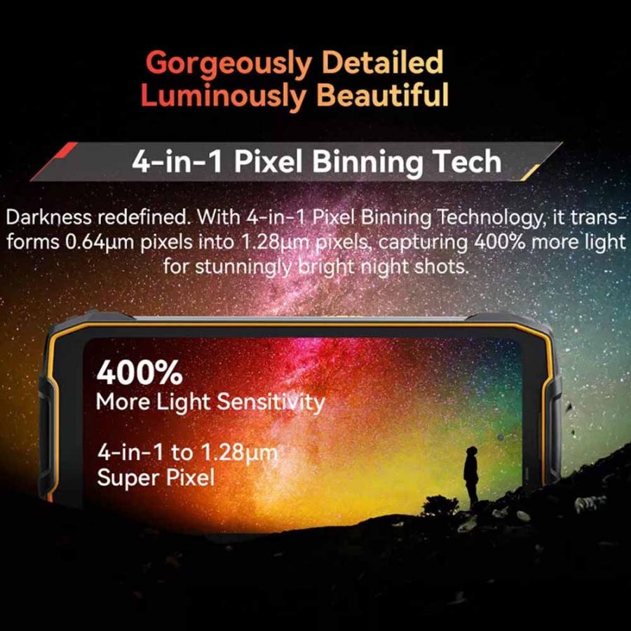BLACKVIEW BV7300 OCTACORE (6GB+256GB) NFC RUGGED SMARTPHONE ORANGE