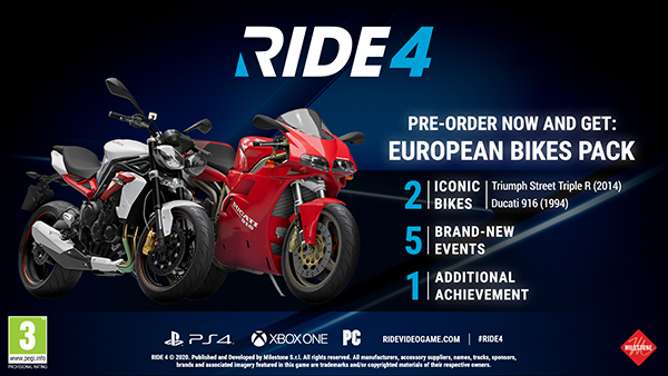 Ride 4 PC NEW