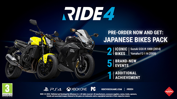 Ride 4 PC NEW