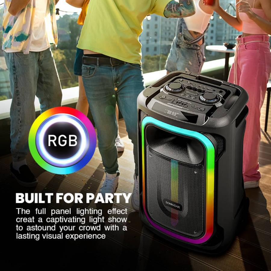 SONICGEAR RGB HDA KARAOKE SPEAKER 240W HYPERBOX 1500 PRO BLACK
