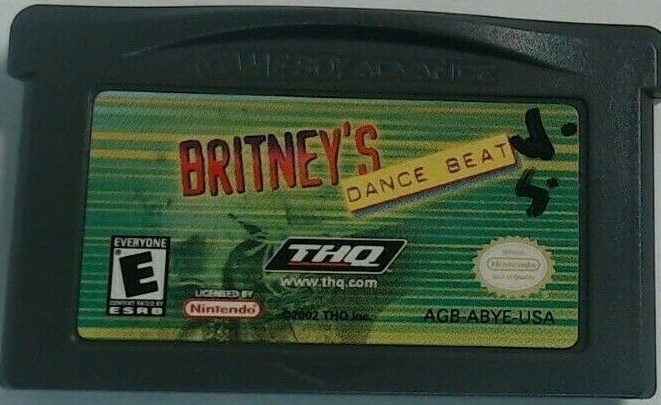 Britney's Dance Beat GameBoy Advanced UNBOXED