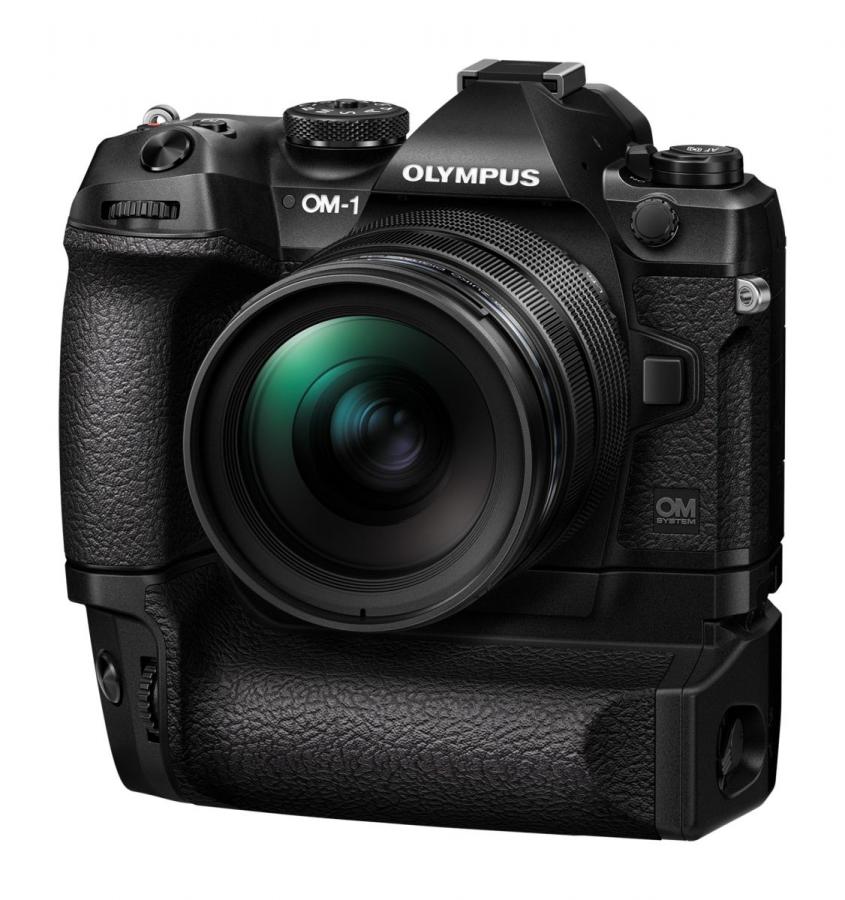 Olympus HLD-10 Power Battery Holder Grip for OM-1 (BLX-1 battery).
