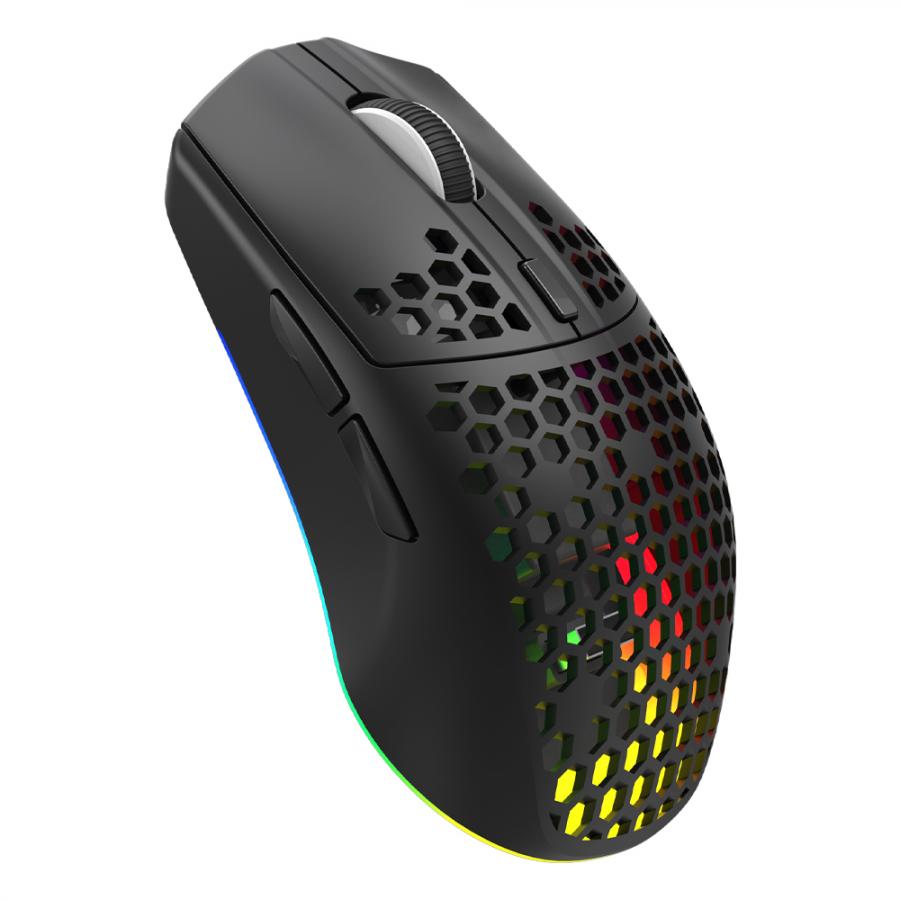 WHITE SHARK WIRELESS GAMING MOUSE DPI 10000 WGM-5020 BLACK HONEYCOMB