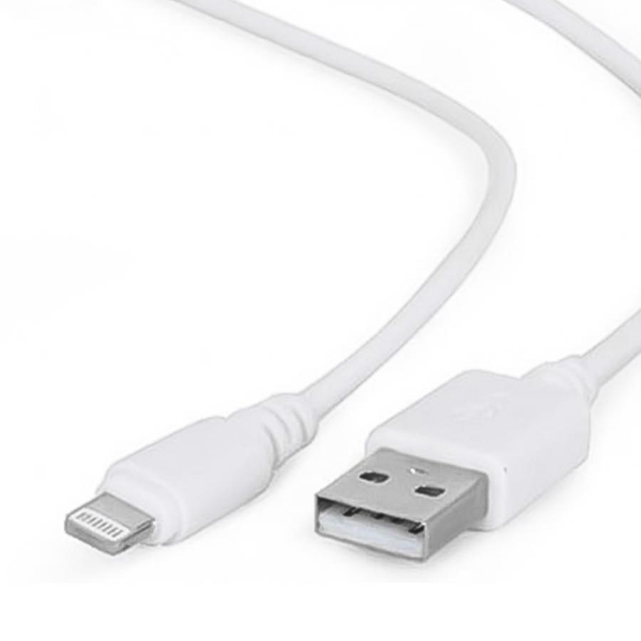CABLEXPERT USB TO LIGHTNING SYNC AND CHARGING CABLE WHITE 1M