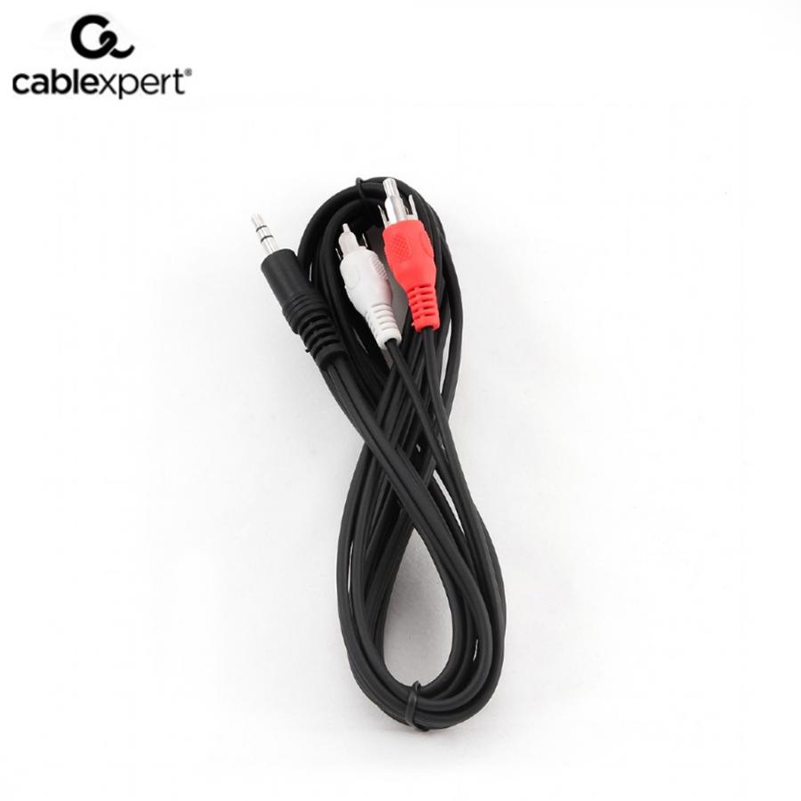 CABLEXPERT 3.5mm STEREO TO RCA PLUG CABLE 0.2m