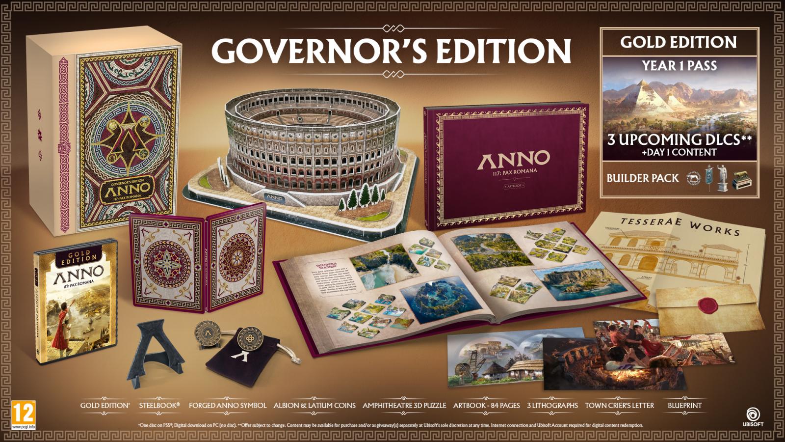 Anno 117 PAX Romana Governors Edition PS5 NEW