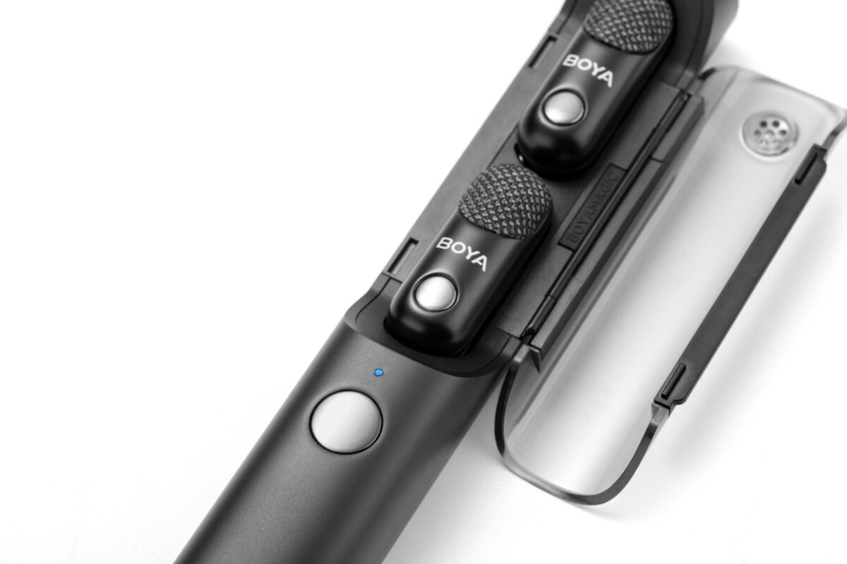 BOYA Magic - Type-C, Lightning & 3,5mm, Camera Receiver Wireless Microphone 2 TX + 3 RX + char. Case
