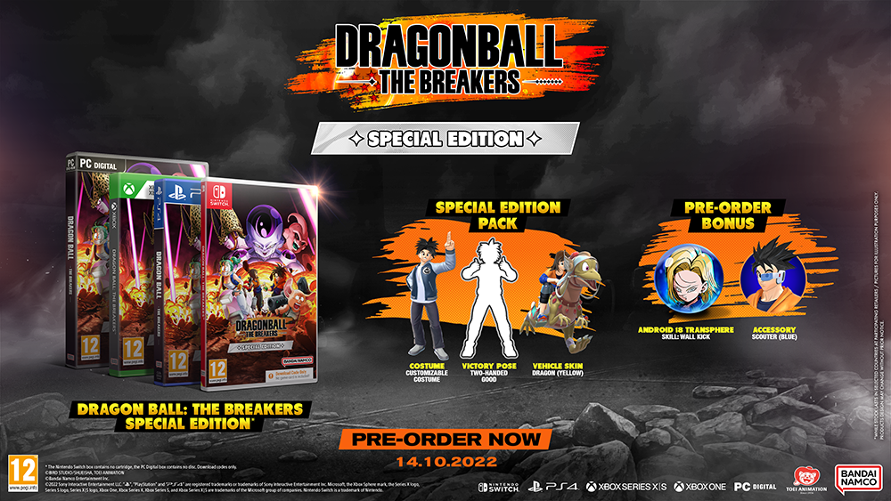 Dragon Ball : The Breakers Special Edition Nintendo Switch (Code in the Box)