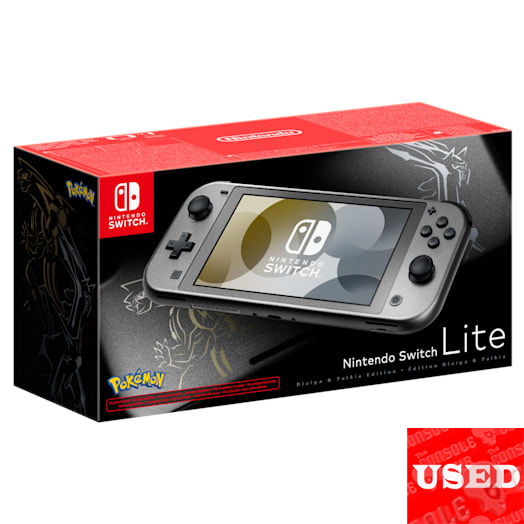 Nintendo Switch Console Lite Dialga & Palkia Edition USED (Bad Condition/Left Analog White Color)