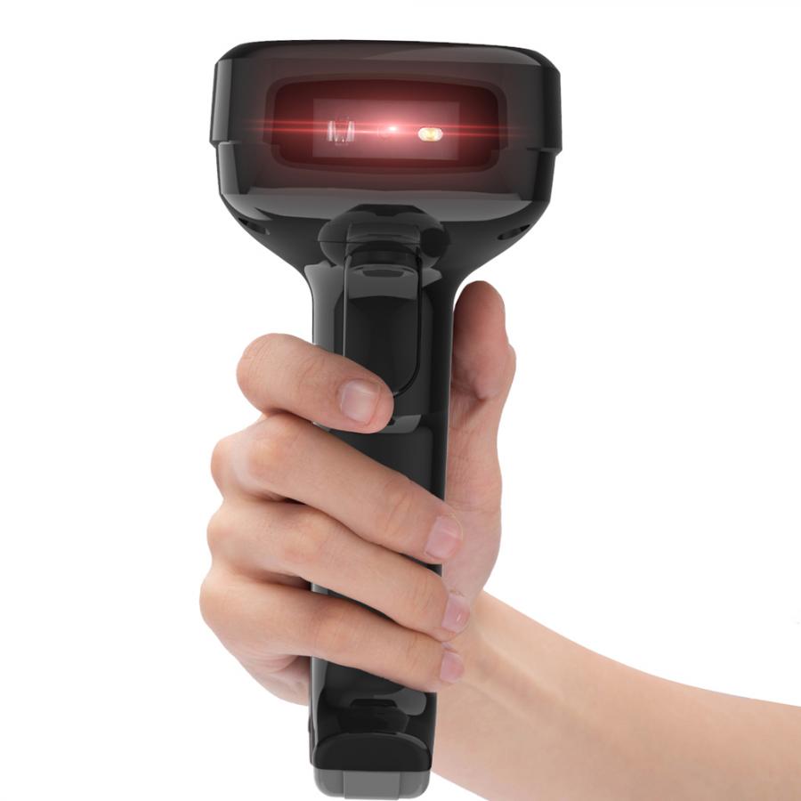 DELI 1D & 2D HANDHELD BARCODE SCANNER BLACK