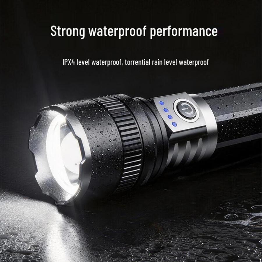 DELI FLASHLIGHT 500LM BLACK