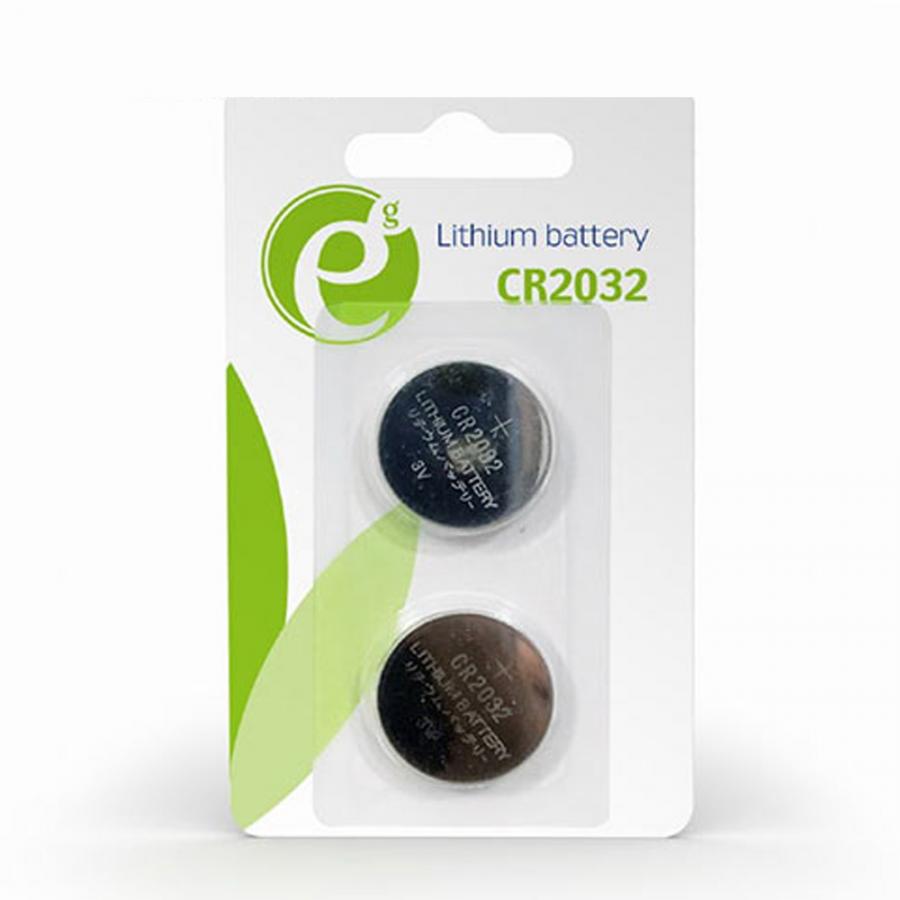 ENERGENIE BUTTON CELL CR2032 2-PACK