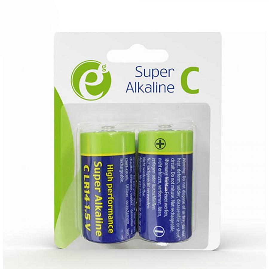 ENERGENIE ALKALINE C-CELL BATTERY 2-PACK