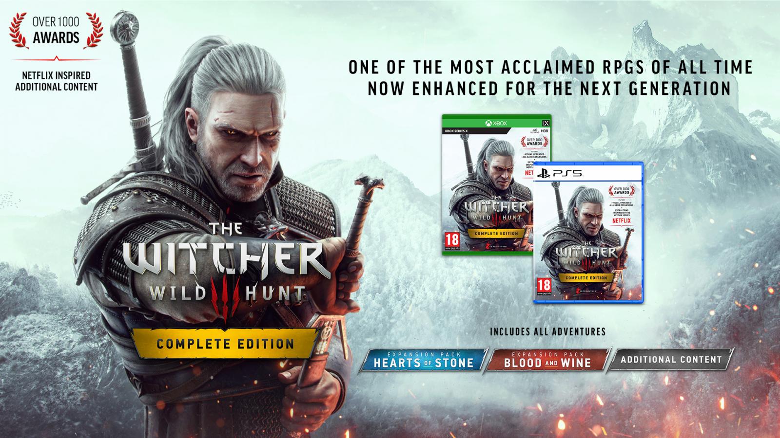 The Witcher 3 Wild Hunt : Complete Edition  PS5  NEW