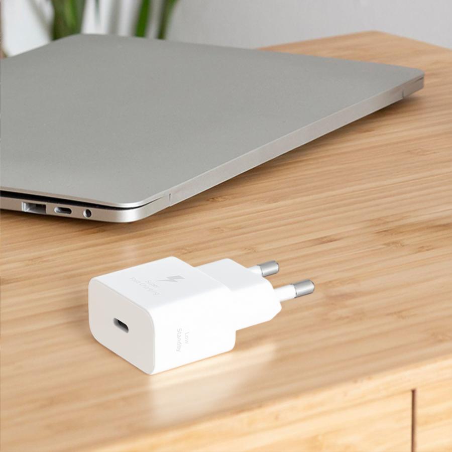 SAMSUNG TYPE-C WALL CHARGER 25W WHITE