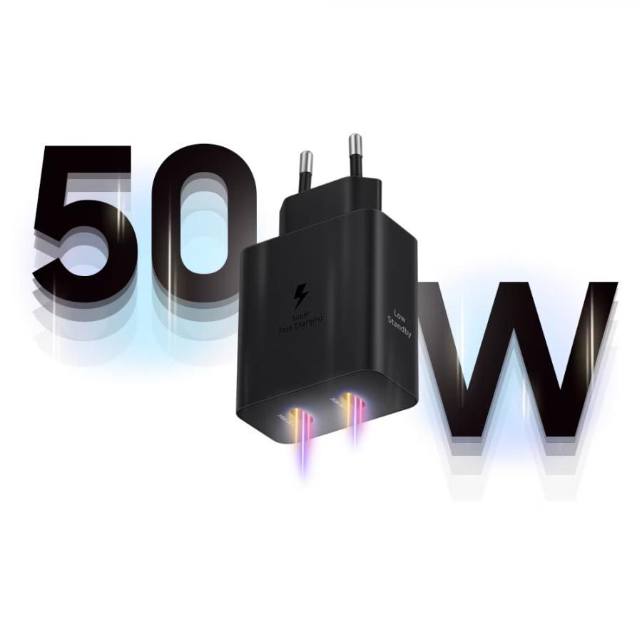 SAMSUNG DUAL POWER ADAPTER 50W BLACK