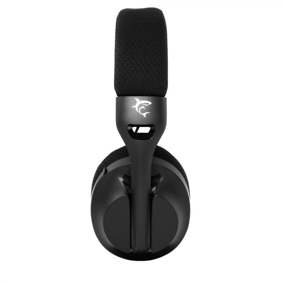 WHITE SHARK TRIPLE MODE (WIRED/WIRELESS/BT) GAMING HEADSET WGH-2441 BLACK