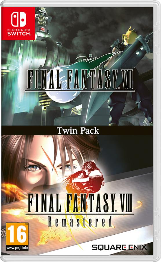 Final Fantasy VII + Final Fantasy VIII Remastered Twin Pack Nintendo Switch NEW