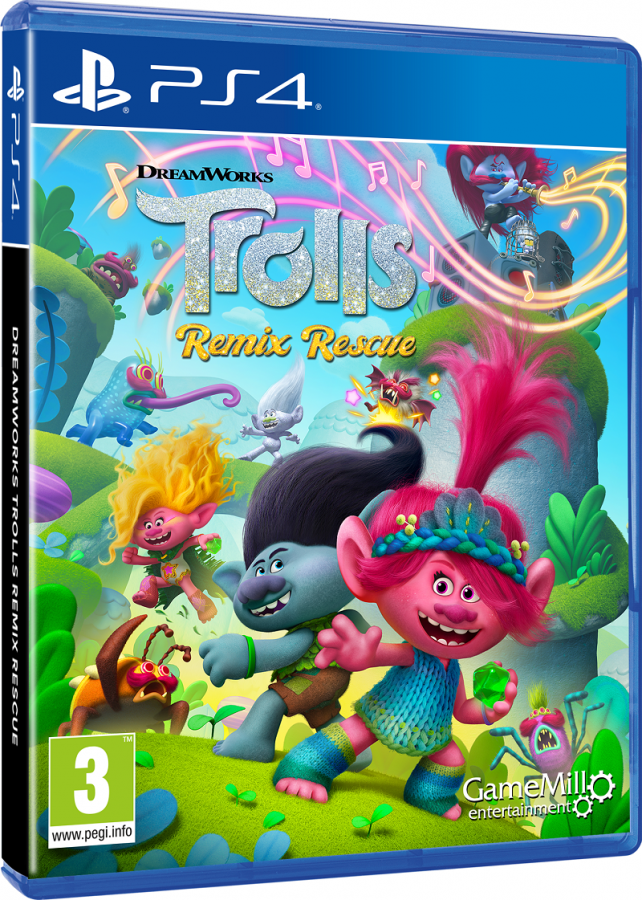 DreamWorks Trolls : Remix Rescue PS4  NEW