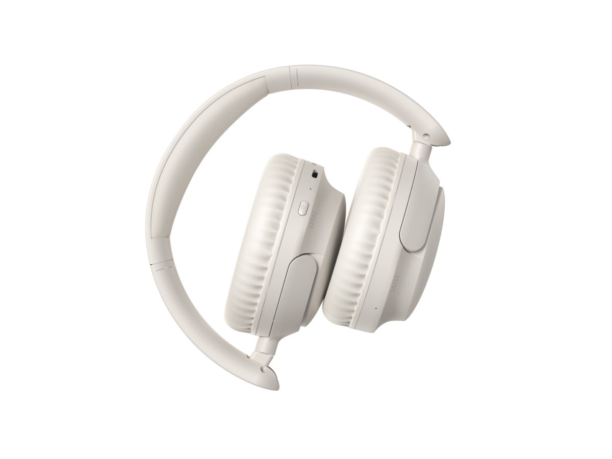 QCY H2S Lite Headphones White - Type-C & Bluetooth Clear Call ENC iOS/Android 60hours 10m 40mm