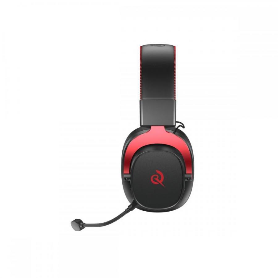QCY Heroad VT200 Pro Tri-mode Red Wired/Wireless/BT Gaming Headset 53mm Metal Headband PS4/PS5/PC