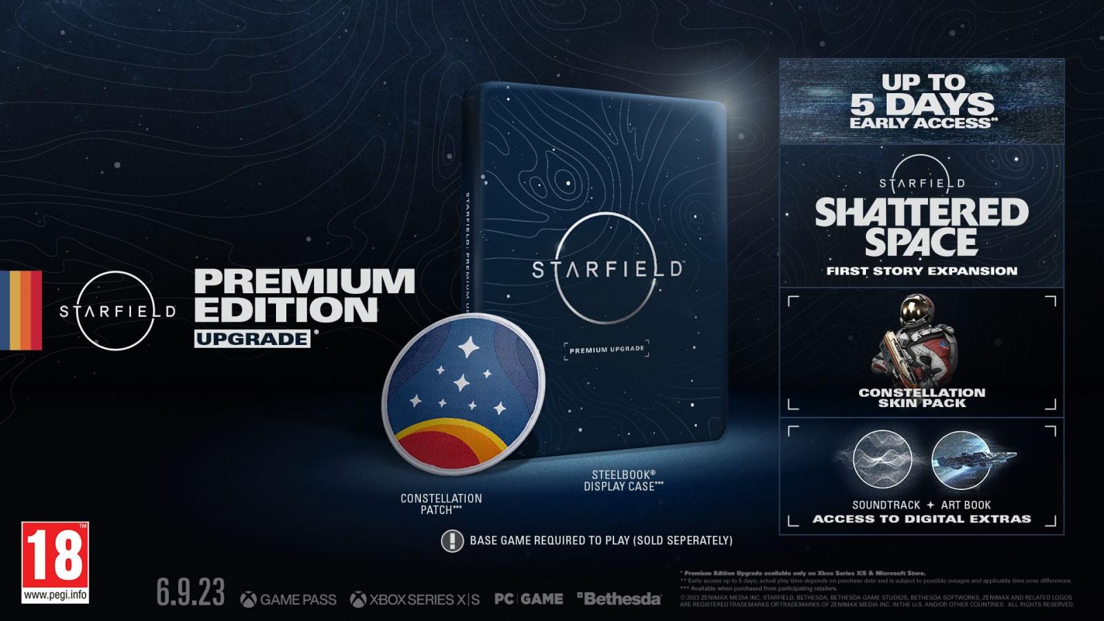 Starfield Premium *UPGRADE* XBOX SERIES X NEW ( Base Game Required ) (Without Outer Seal)