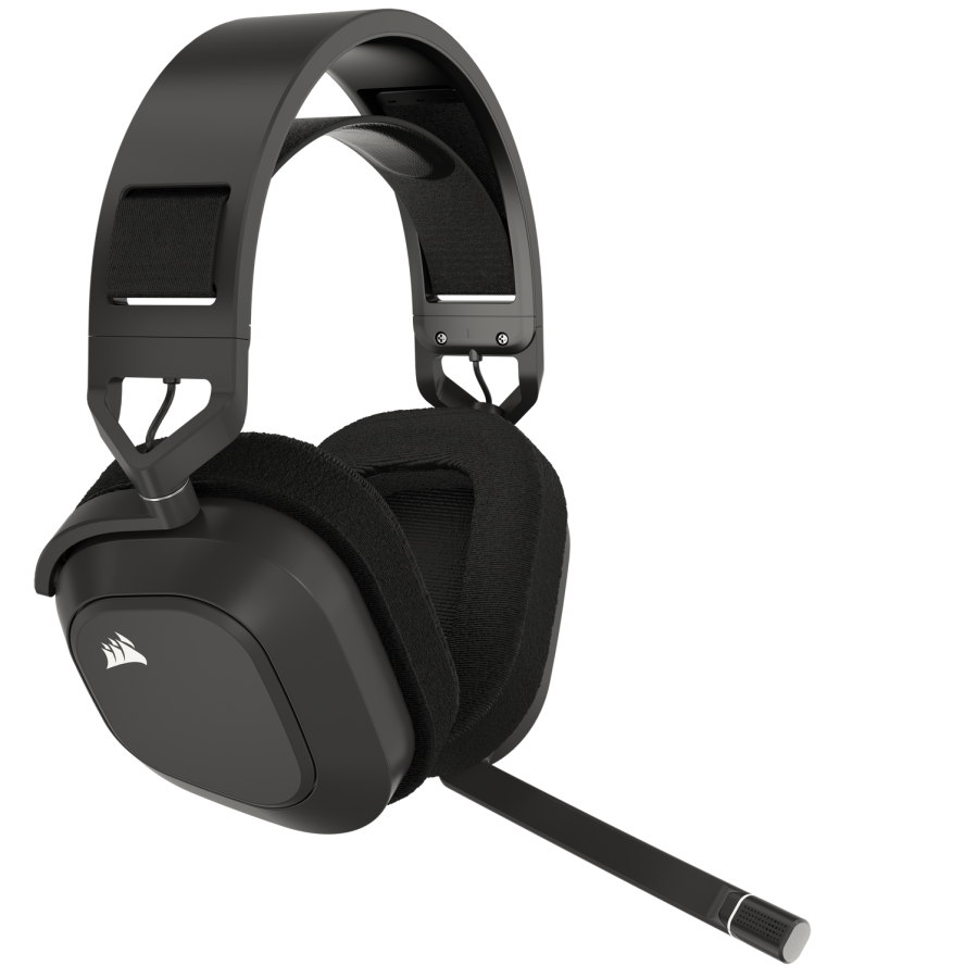 CORSAIR Headset HS80 MAX RGB Wireless Dolby Atmos Carbon CA-9011295-EU