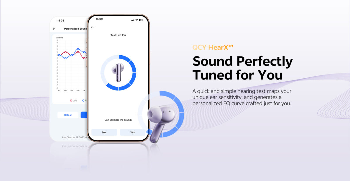QCY Melobuds N70 ANC Black - 55db ANC TWS Flagship Hi-Res Earbuds LDAC BT 6.0 IPX5 Wireless charge