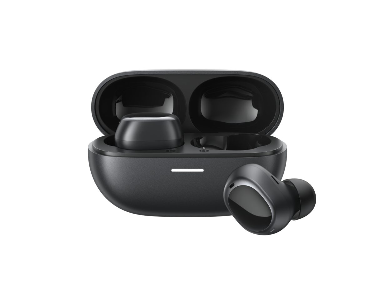 QCY MeloBuds A30 Black - Adaptive A.I. ANC -60dB - 3 devices switch - IPX5 - 8mic Calls