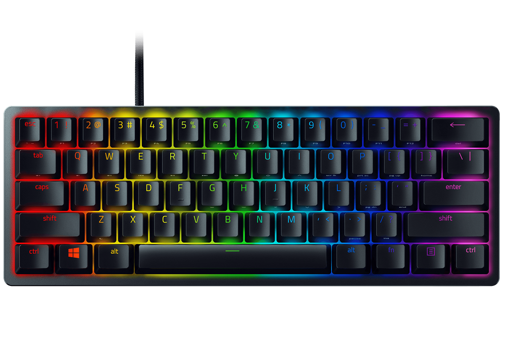 Razer HUNTSMAN MINI 60% Linear Red Opto Mechanical Switch Gaming Keyboard - US Layout 