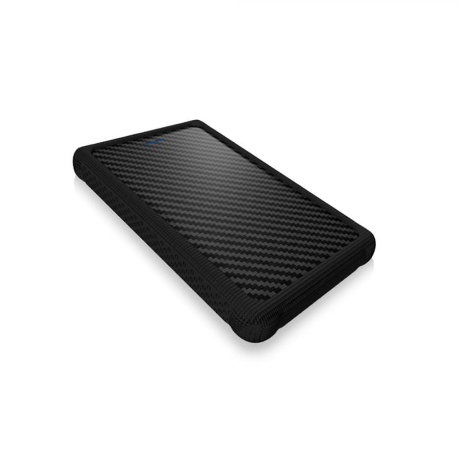 ICY BOX USB 3.0 EXTERNAL CASE 2.5' SATA HDD WITH SILICONE SLEEVE BLACK