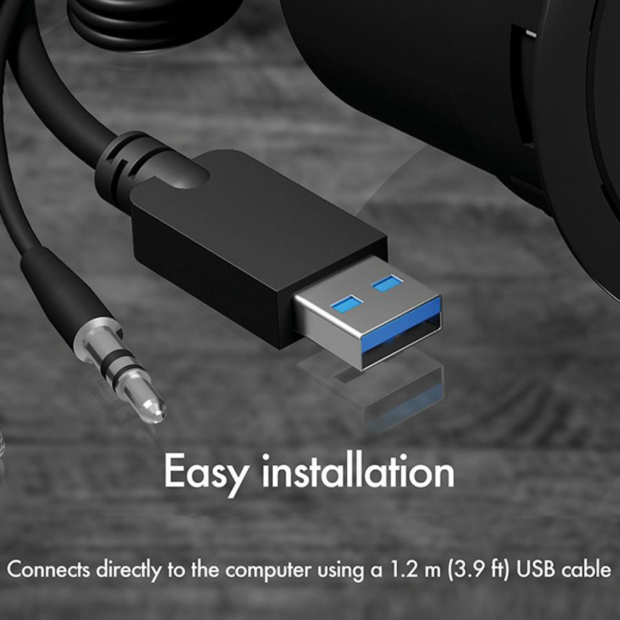 ICY BOX 4-PORT USB3.2 DESK HUB WITH AUDIO IN/OUTPUT