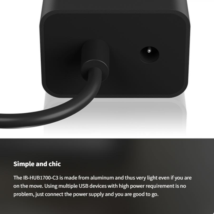 ICY BOX 7-PORT TYPE-C 3.2 GEN1 HUB