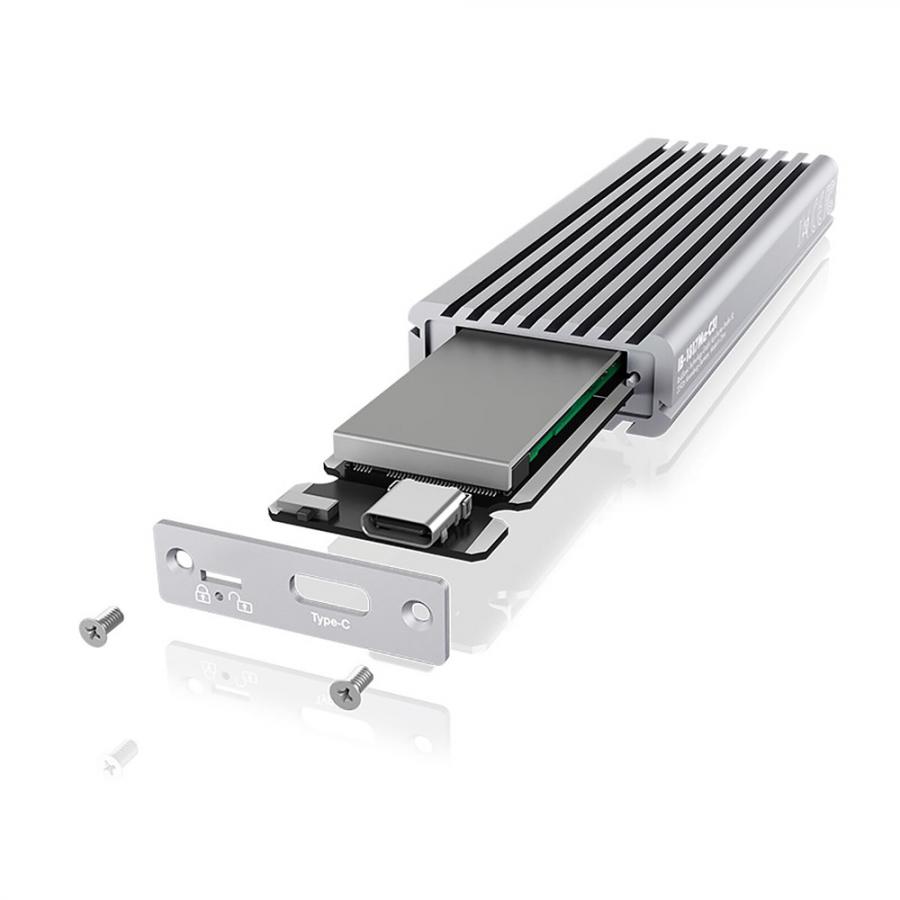 ICY BOX TYPE-C 3.2 GEN2 TO PCIe NVMe M.2 SSD ENCLOSURE