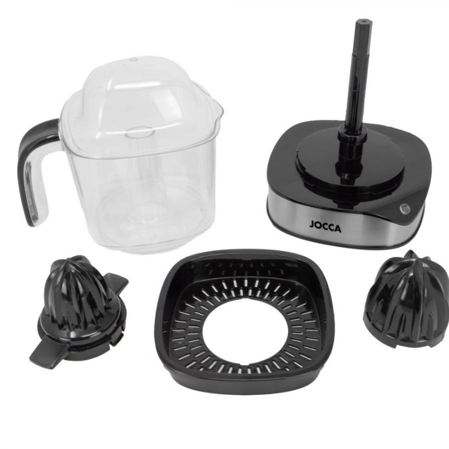 JOCCA ELECTRIC JUICER WITH 1.2L JUG & BIDIRECTIONAL ROTATION 40W BLACK/SILVER